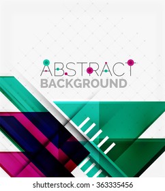 Vector triangle background