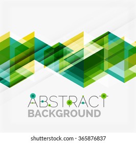 Vector triangle background