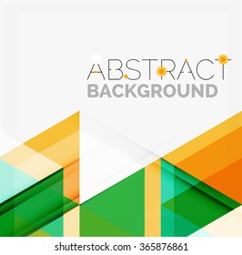 Vector triangle background