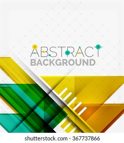 Vector triangle background