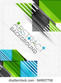 Vector triangle background