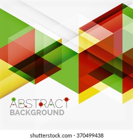 Vector triangle background