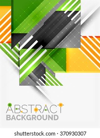 Vector triangle background