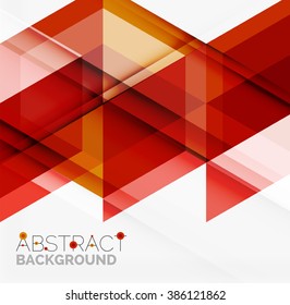 Vector triangle background