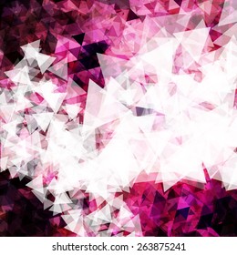 Vector Triangle Background Design