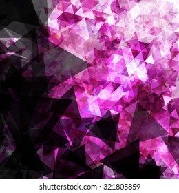 Vector Triangle Background Design