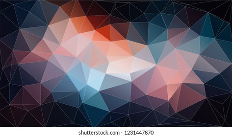 Vector triangle background. Vintage color. EPS 10