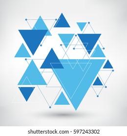 Vector Triangle Background.Abstract Geometric Background.
