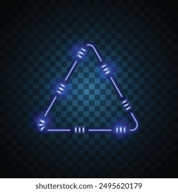 Vector of triangle banner. Simple banner. Futuristic banner set.