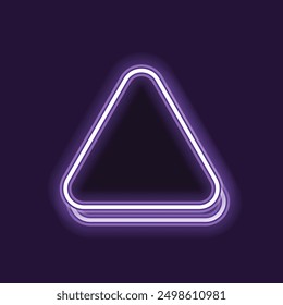 Vector de Anuncio triangular. Un simple Anuncio. Conjunto de Anuncio futurista.