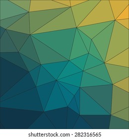 vector triangle blue green yellow