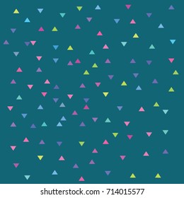 Vector triangle color  pattern. Geometric background