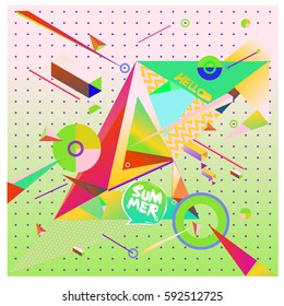 Vector of triangle geometric 3d forms. Modern info banner abstract backgrounds for poster, message presentations or identity layouts. Graphic template and ideas.
