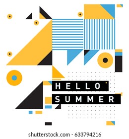 Vector of triangle geometric 3d forms. Modern info banner abstract backgrounds for poster, message presentations or identity layouts. Graphic template and ideas. 