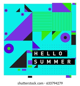 Vector of triangle geometric 3d forms. Modern info banner abstract backgrounds for poster, message presentations or identity layouts. Graphic template and ideas. 