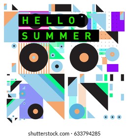 Vector of triangle geometric 3d forms. Modern info banner abstract backgrounds for poster, message presentations or identity layouts. Graphic template and ideas. 