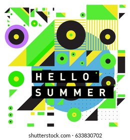 Vector of triangle geometric 3d forms. Modern info banner abstract backgrounds for poster, message presentations or identity layouts. Graphic template and ideas. 