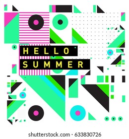 Vector of triangle geometric 3d forms. Modern info banner abstract backgrounds for poster, message presentations or identity layouts. Graphic template and ideas. 