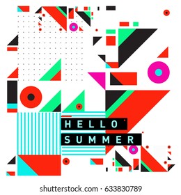 Vector of triangle geometric 3d forms. Modern info banner abstract backgrounds for poster, message presentations or identity layouts. Graphic template and ideas. 