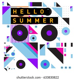 Vector of triangle geometric 3d forms. Modern info banner abstract backgrounds for poster, message presentations or identity layouts. Graphic template and ideas. 