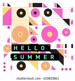Vector of triangle geometric 3d forms. Modern info banner abstract backgrounds for poster, message presentations or identity layouts. Graphic template and ideas. 