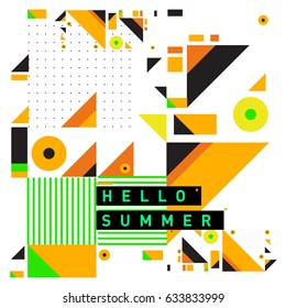 Vector of triangle geometric 3d forms. Modern info banner abstract backgrounds for poster, message presentations or identity layouts. Graphic template and ideas. 