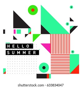 Vector of triangle geometric 3d forms. Modern info banner abstract backgrounds for poster, message presentations or identity layouts. Graphic template and ideas. 
