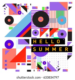 Vector of triangle geometric 3d forms. Modern info banner abstract backgrounds for poster, message presentations or identity layouts. Graphic template and ideas. 