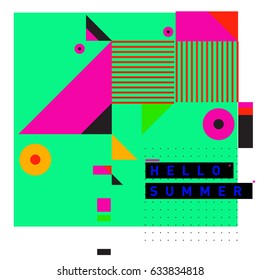 Vector of triangle geometric 3d forms. Modern info banner abstract backgrounds for poster, message presentations or identity layouts. Graphic template and ideas. 