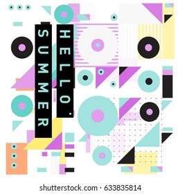 Vector of triangle geometric 3d forms. Modern info banner abstract backgrounds for poster, message presentations or identity layouts. Graphic template and ideas. 