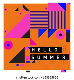 Vector of triangle geometric 3d forms. Modern info banner abstract backgrounds for poster, message presentations or identity layouts. Graphic template and ideas. 
