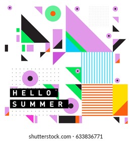 Vector of triangle geometric 3d forms. Modern info banner abstract backgrounds for poster, message presentations or identity layouts. Graphic template and ideas. 