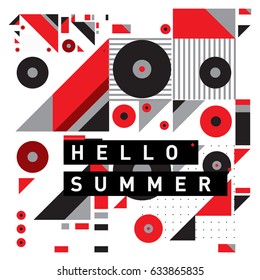 Vector of triangle geometric 3d forms. Modern info banner abstract backgrounds for poster, message presentations or identity layouts. Graphic template and ideas. 