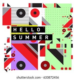 Vector of triangle geometric 3d forms. Modern info banner abstract backgrounds for poster, message presentations or identity layouts. Graphic template and ideas. 