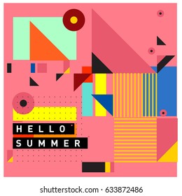 Vector of triangle geometric 3d forms. Modern info banner abstract backgrounds for poster, message presentations or identity layouts. Graphic template and ideas. 