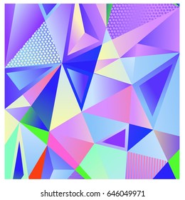 Vector of triangle geometric 3d forms. Modern info banner abstract backgrounds for poster, message presentations or identity layouts. Graphic template and ideas. 