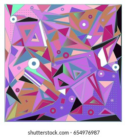 Vector of triangle geometric 3d forms. Modern info banner abstract backgrounds for poster, message presentations or identity layouts. Graphic template and ideas. 