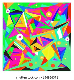 Vector of triangle geometric 3d forms. Modern info banner abstract backgrounds for poster, message presentations or identity layouts. Graphic template and ideas. 