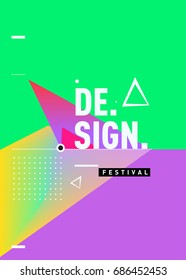 Vector of Triangle Geometric 3d forms. Abstract Modern Backgrounds for Design Festival Poster. Message Presentations or Identity Layouts. Graphic Template and ideas. 