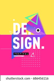 Vector of Triangle Geometric 3d forms. Abstract Modern Backgrounds for Design Festival Poster. Message Presentations or Identity Layouts. Graphic Template and ideas. 
