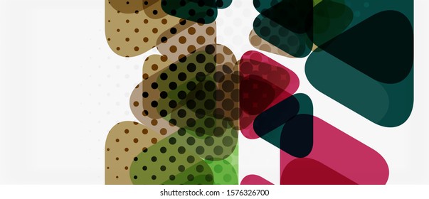 Vector triangle geometric abstract composition background. Retro vector illustration. Ornament illustration. Banner, poster template.