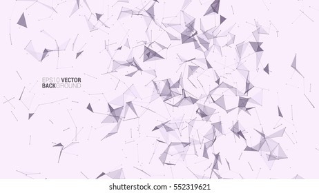 Vector triangle geometric vector background for your design