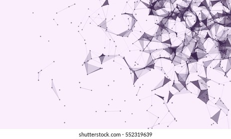 Vector triangle geometric vector background for your design