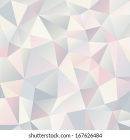 Vector triangle geometric neutral retro background. Template for your design and decoration 