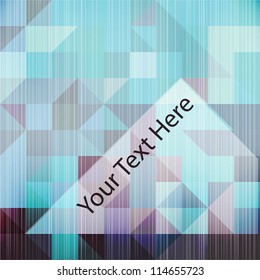 vector triangle mosaic background