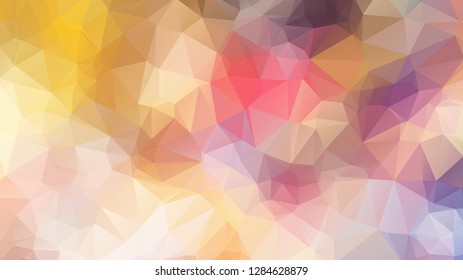 Vector triangle mosaic background. abstract polygonal background, vector. Background of geometric shapes. Retro triangle background. Colorful mosaic pattern.