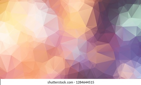 Vector triangle mosaic background. abstract polygonal background, vector. Background of geometric shapes. Retro triangle background. Colorful mosaic pattern.