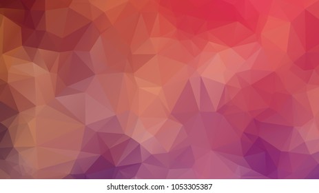 Vector triangle mosaic background with transparencies in dark colors