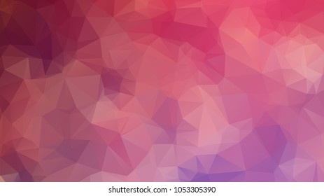 Vector triangle mosaic background with transparencies in dark colors