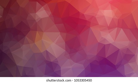 Vector triangle mosaic background with transparencies in dark colors
